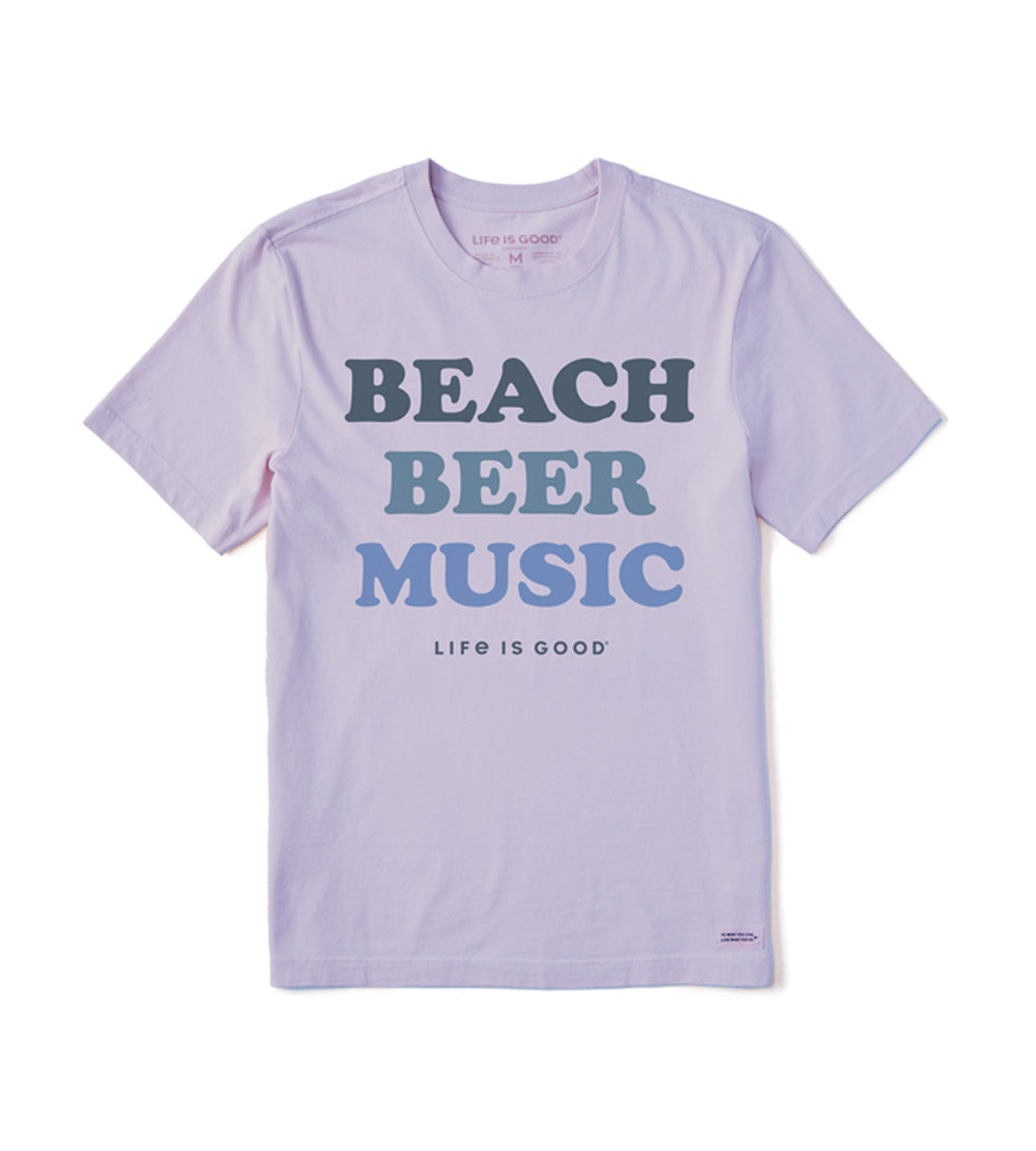 Life is Good Beach Beer Music LILPUR M