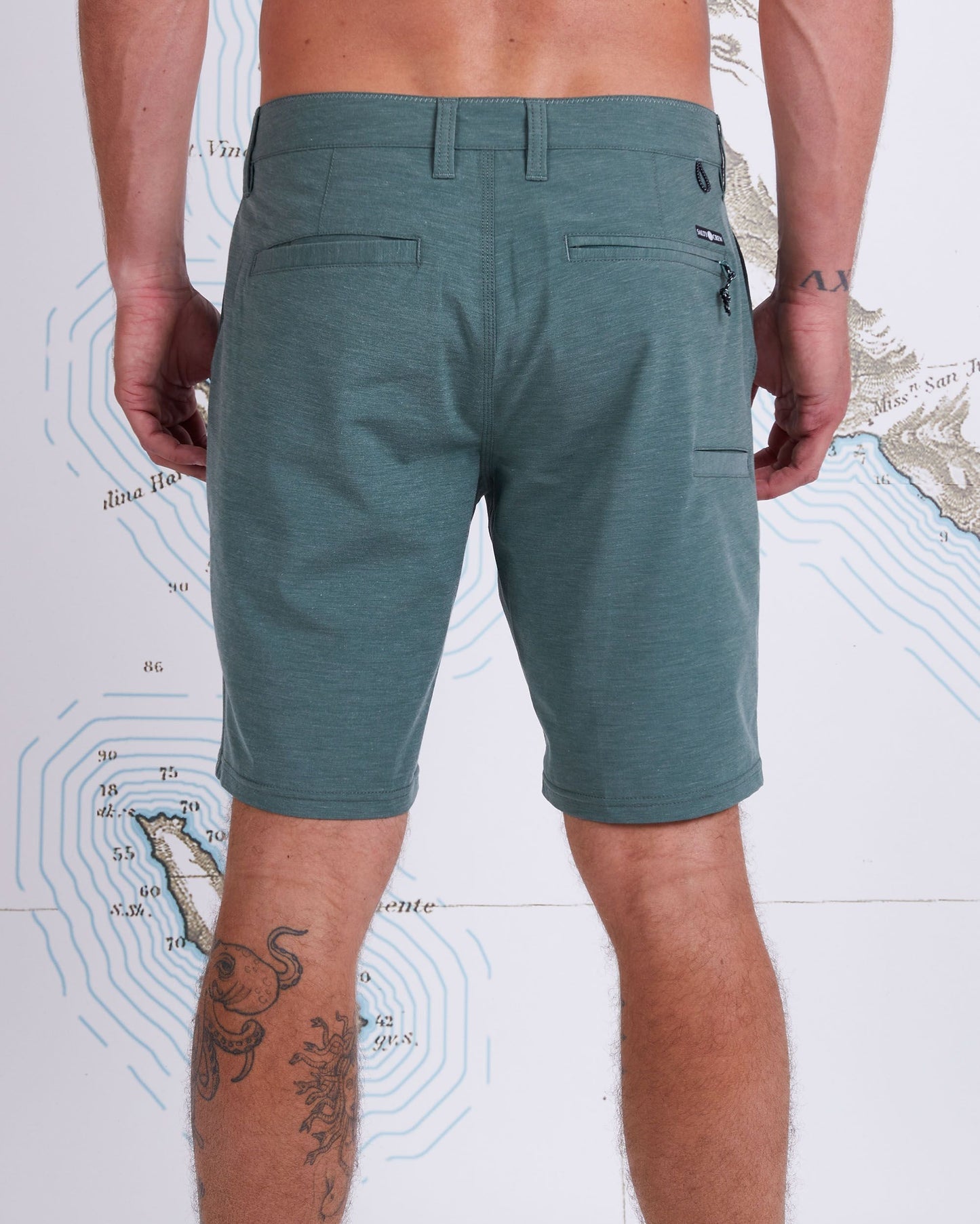 SALTY CREW DRIFTER 21 HYBRID WALKSHORT RoverGreen 30