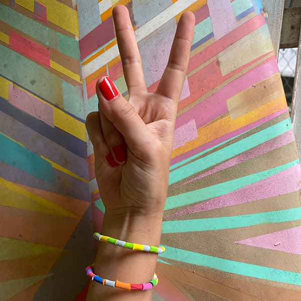 Love Is Flip Flop Bracelet CoralReef OS