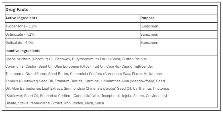 Sun Bum Tinted Sunscreen SPF15 Lip Balm Sand Bar 0.15