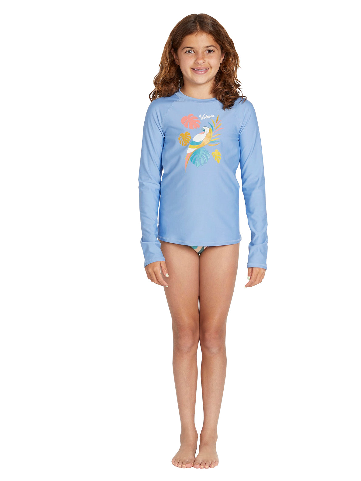 VOLCOM PARROTISE LS CBL-COASTAL BLUE M