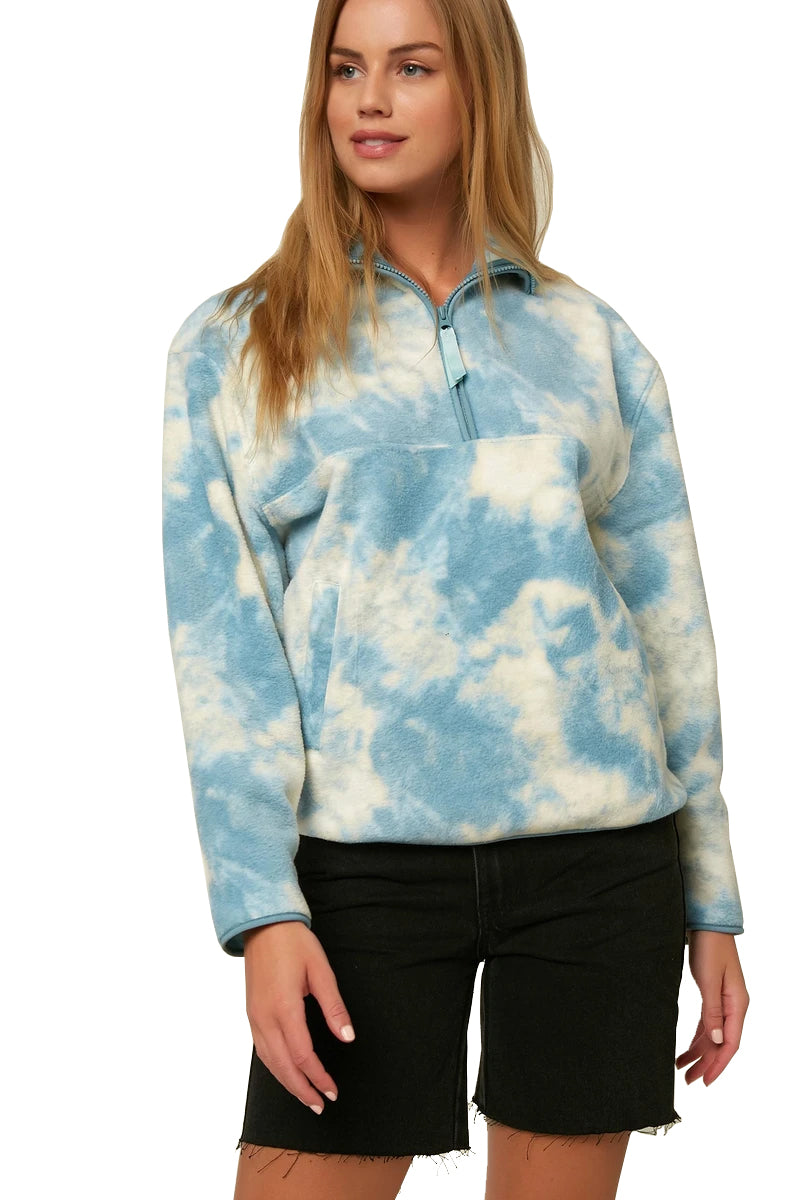 ONell Lucie Supersherpa Tye Dye Pullover SMO-Blue S