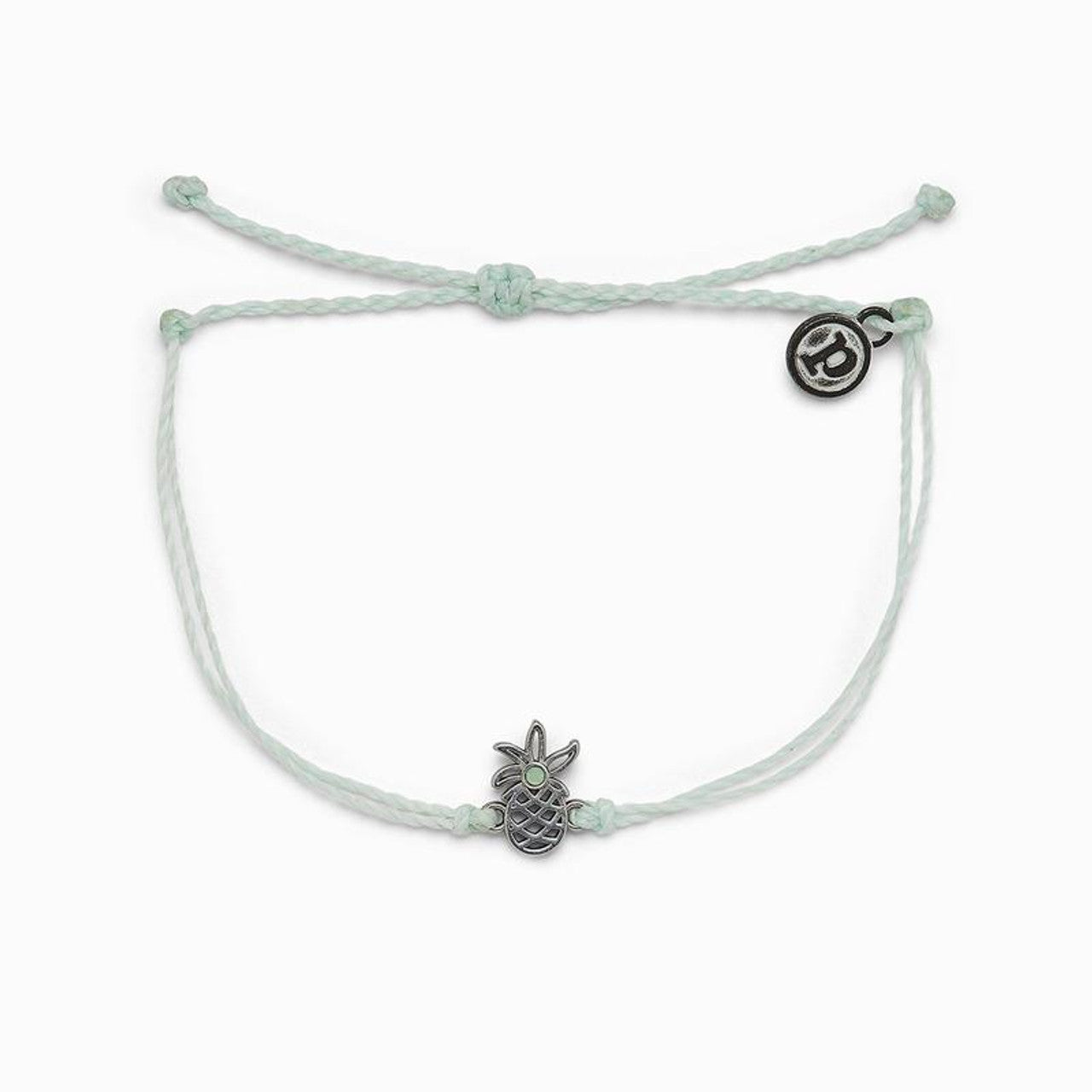 Puravida Open Pineapple Silver Bracelet WINF OS