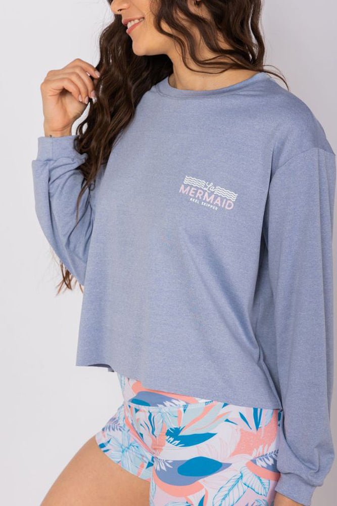 Reel Skipper La Girlfriend Top Zen Blue L