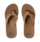 Quiksilver Carver Suede Youth Sandal TKD0-Tan 6 Y
