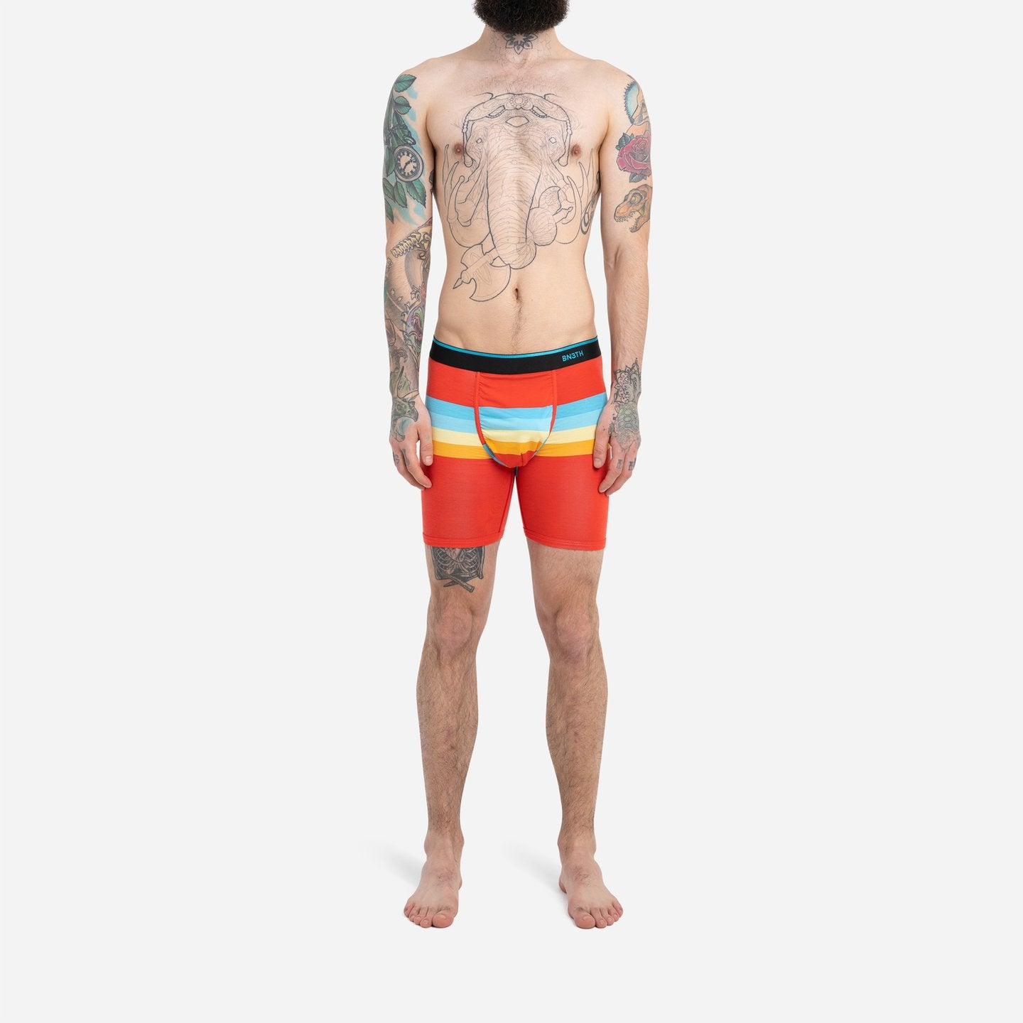 BN3TH Classic Printed Boxer Brief RetroStripe/Spice S