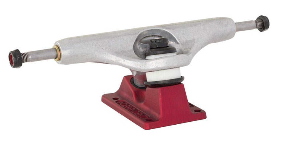 Independent Stage 11 Hollow Delfino Skateboard Trucks Sil/Red 139