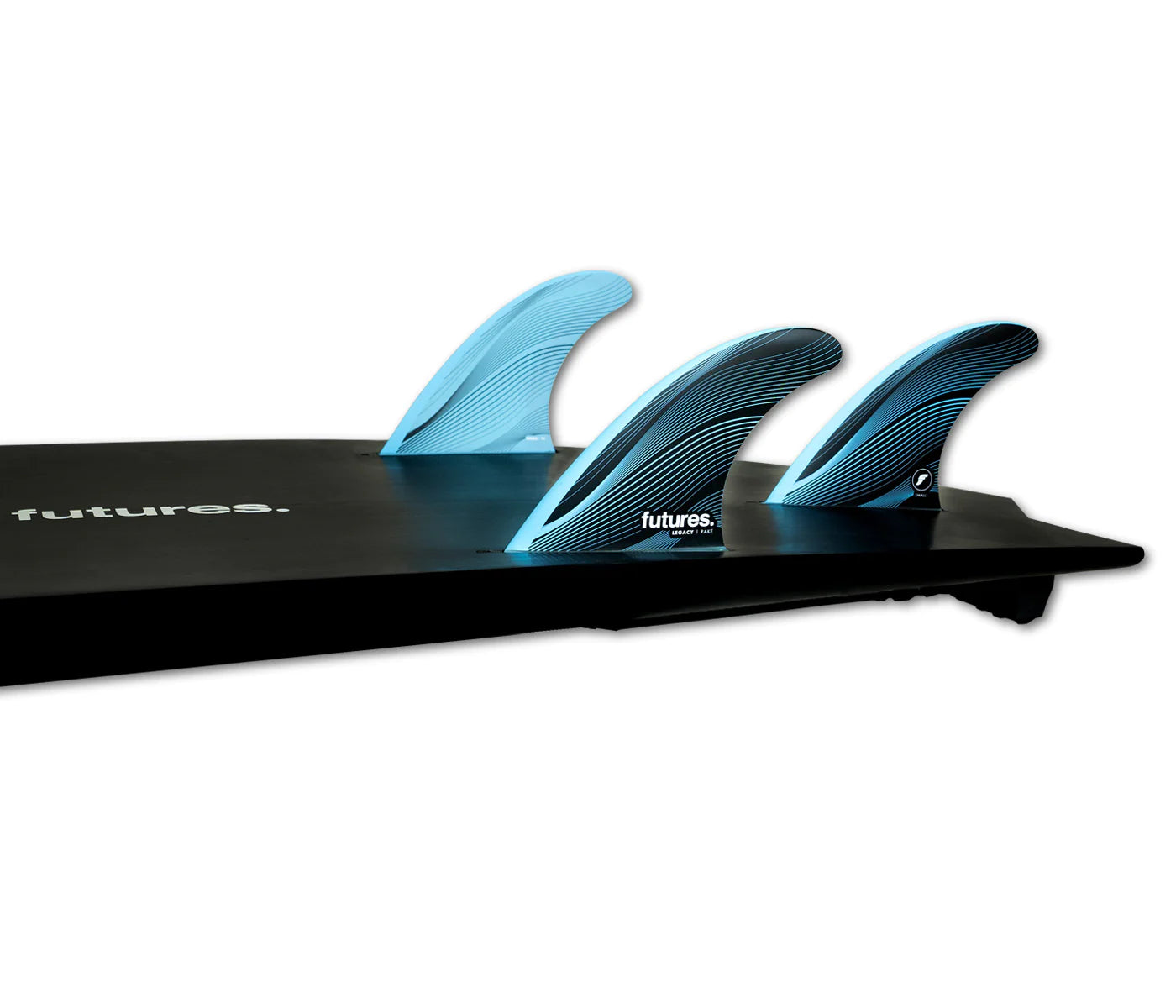 Futures Fins R4 Honeycomb Thruster Fin Set Blue S