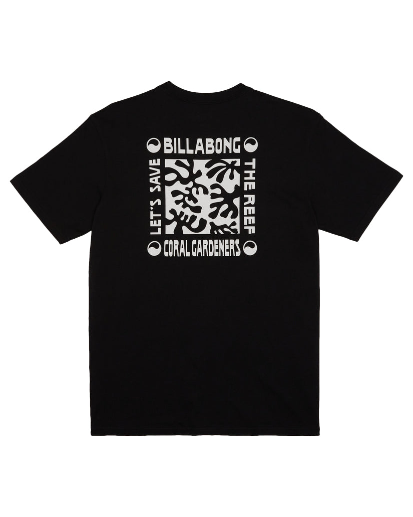 Coral Garden Horizon SS Tee BLK XL