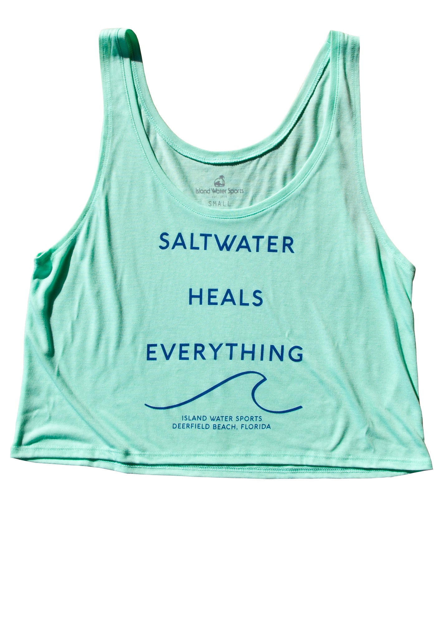 Island Water Sports Saltwater Heals Everything Flowy Boxy Tank