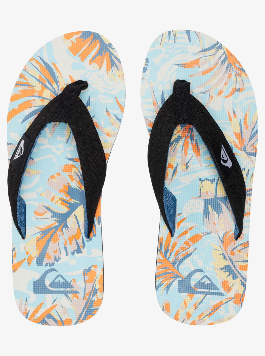 Quiksilver Molokai Layback Mens Sandal XKBW-Black-Blue-White 14
