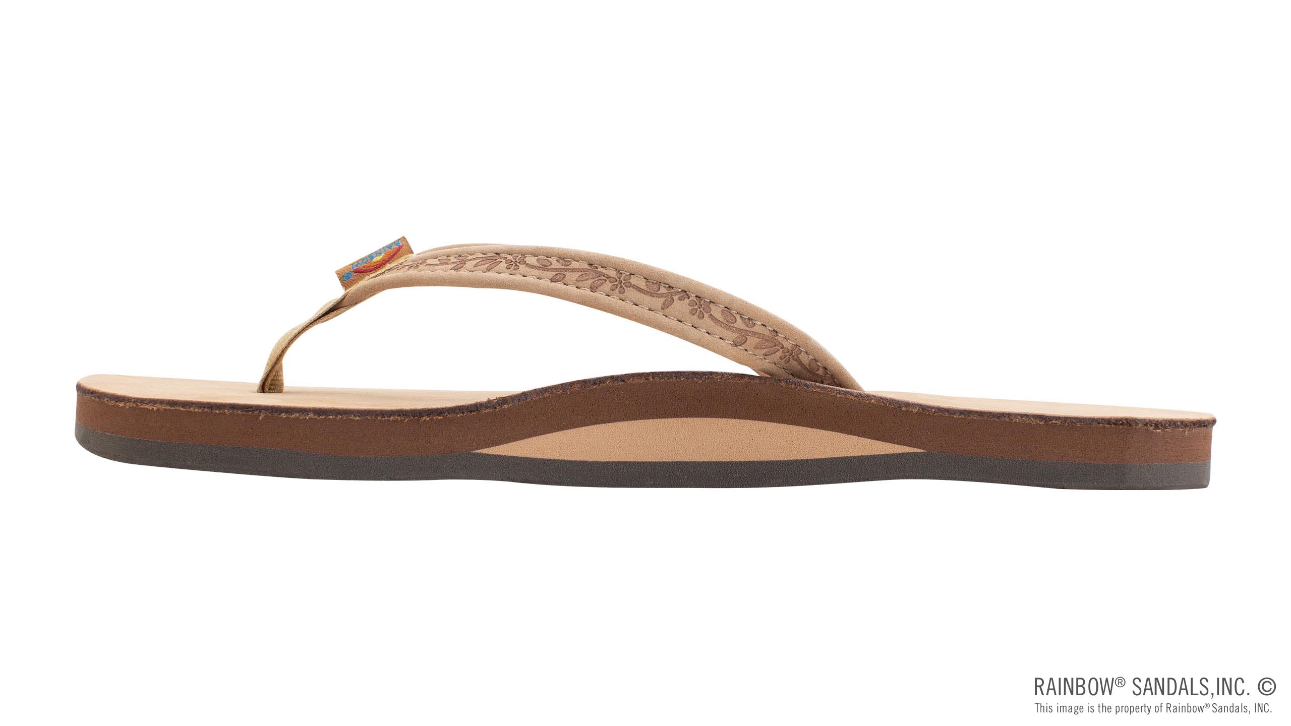 Rainbow Las Flores Womens Sandal Sierra Brown 11
