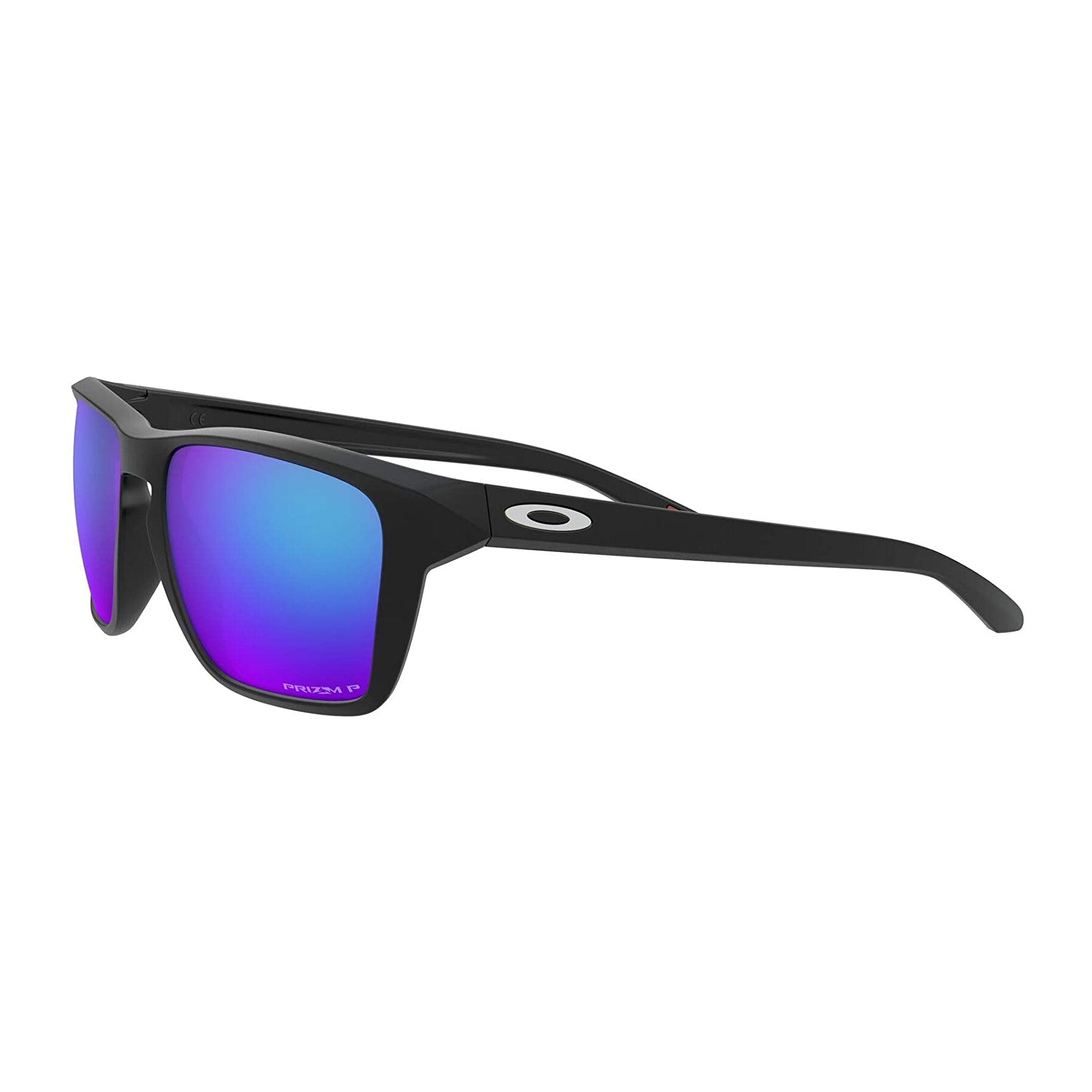 Oakley Sylas Polarized Sunglasses MatteBlack PrizmSapphire Square