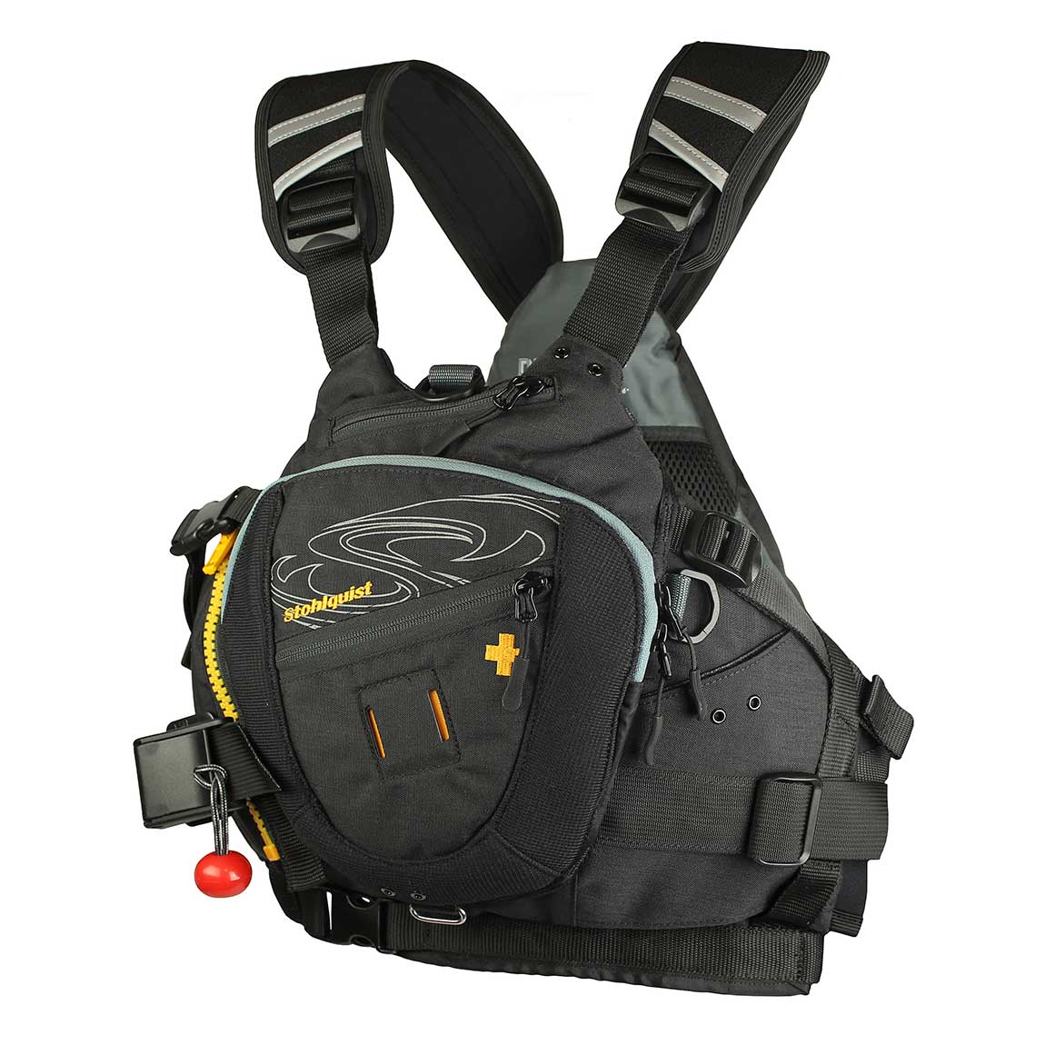 Stohlquist Descent Rescue PFD Black/Gold L/XL