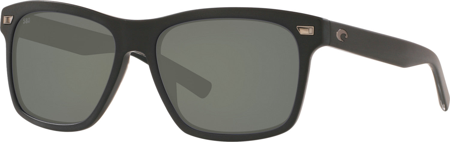 Costa Del Mar Aransas Polarized Sunglasses Matte Black Gray 580G