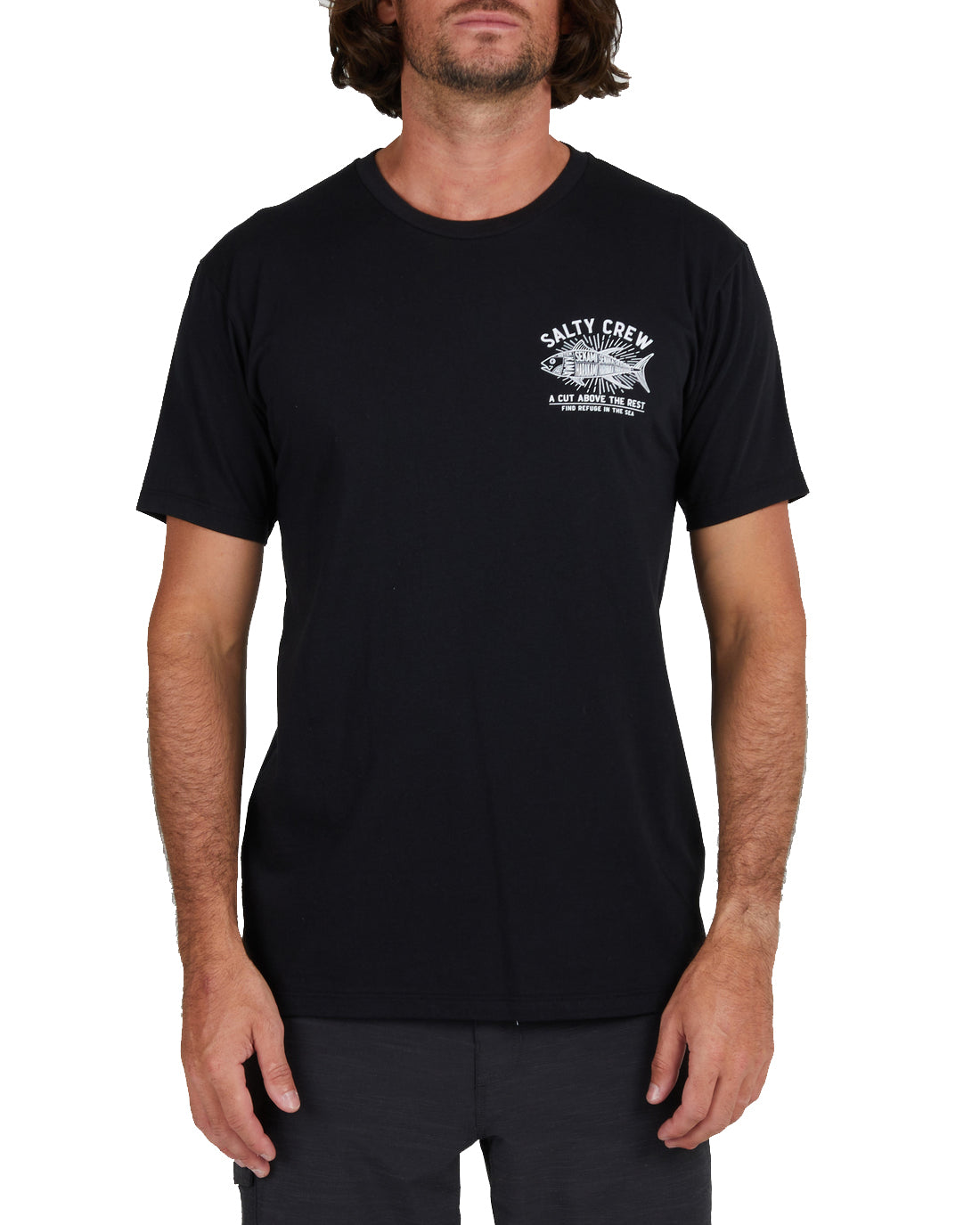 Salty Crew Cut Above SS Tee Black M