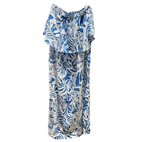 Santiki Brinley Dress Blue/White S