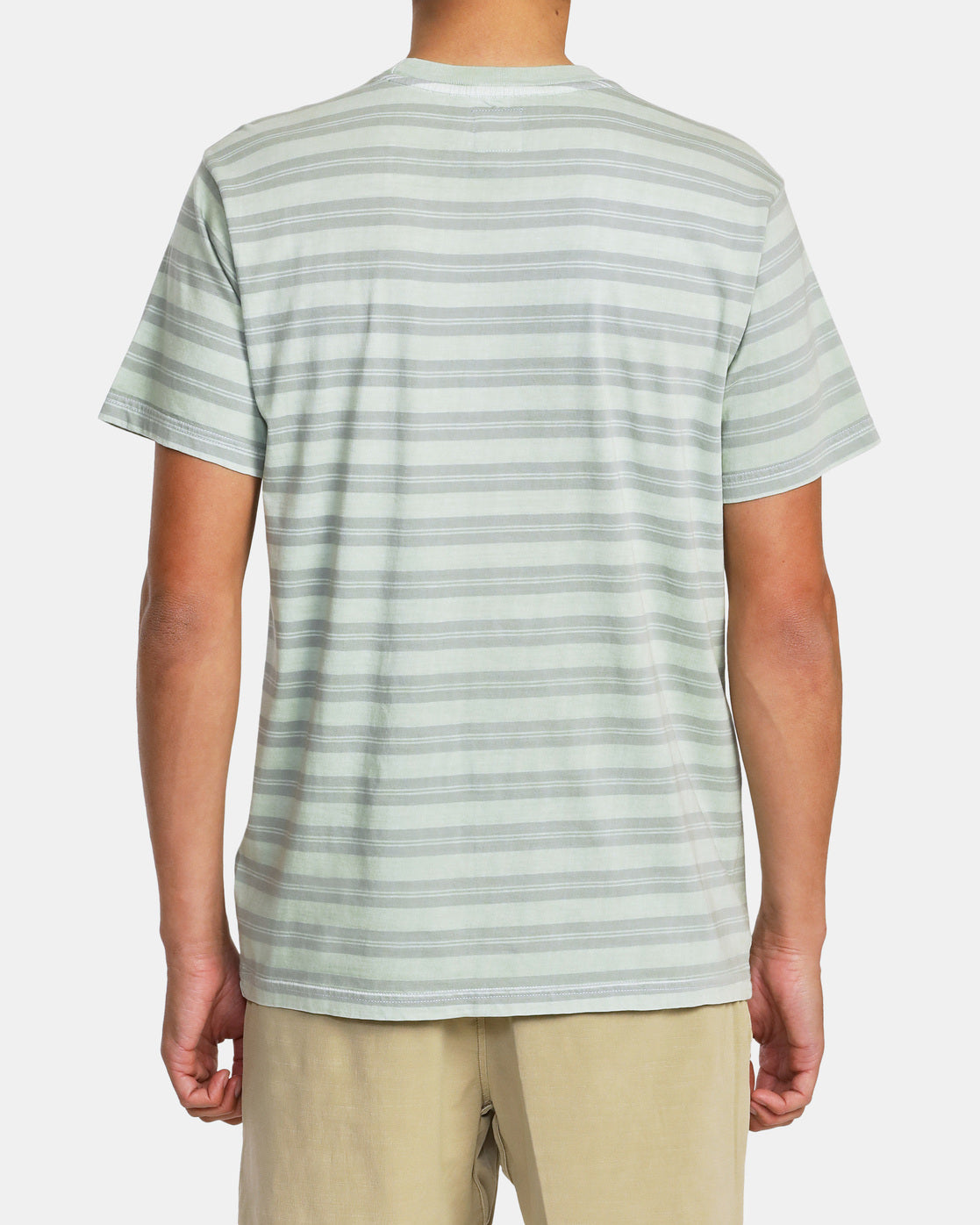 RVCA PTC Stripe SS Tee GHZ-Green Haze M