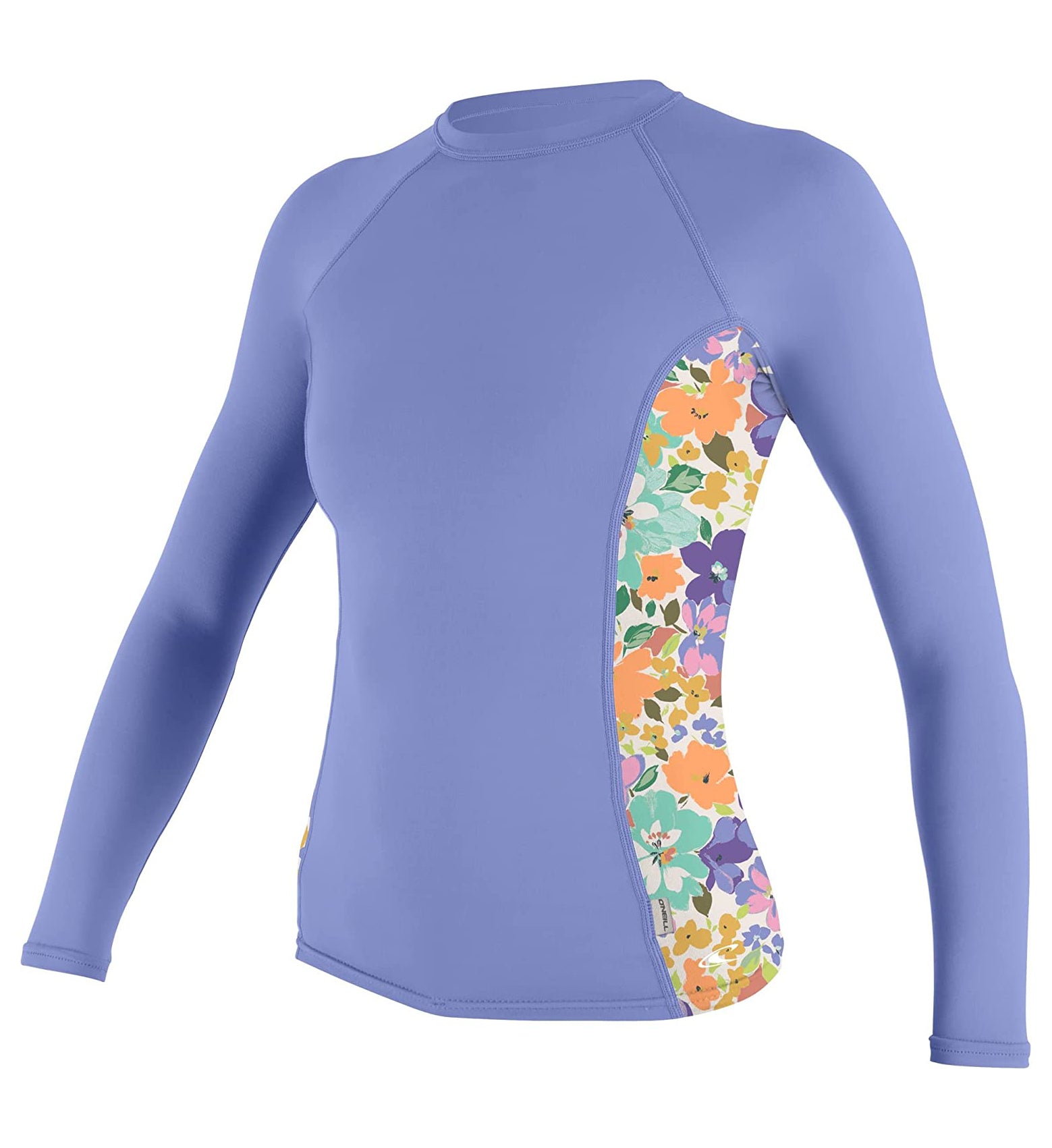 O'Neill Womens Side Print LS Rashguard Lily/SamiFlor L