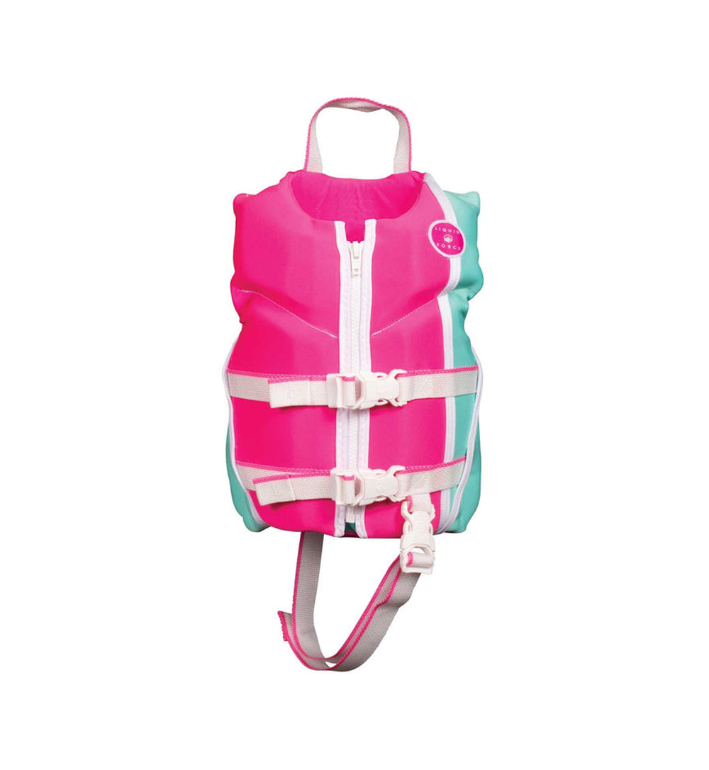 Liquid Force Dream USCGA 2023 Child Life Jacket Pink-Mint Child - 33-55lbs