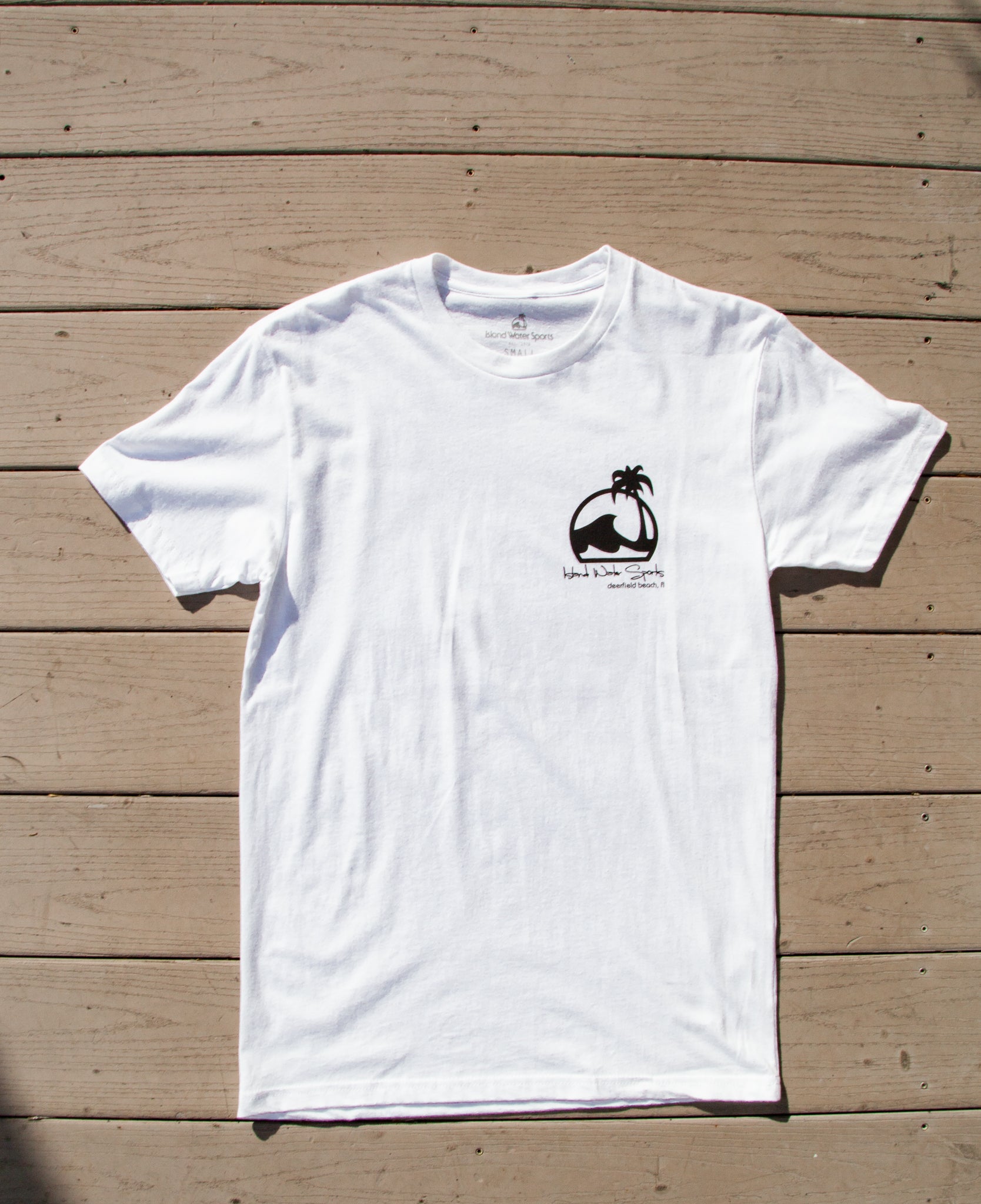 Island Water Sports Script Logo DFB S/S Tee White/Black XL