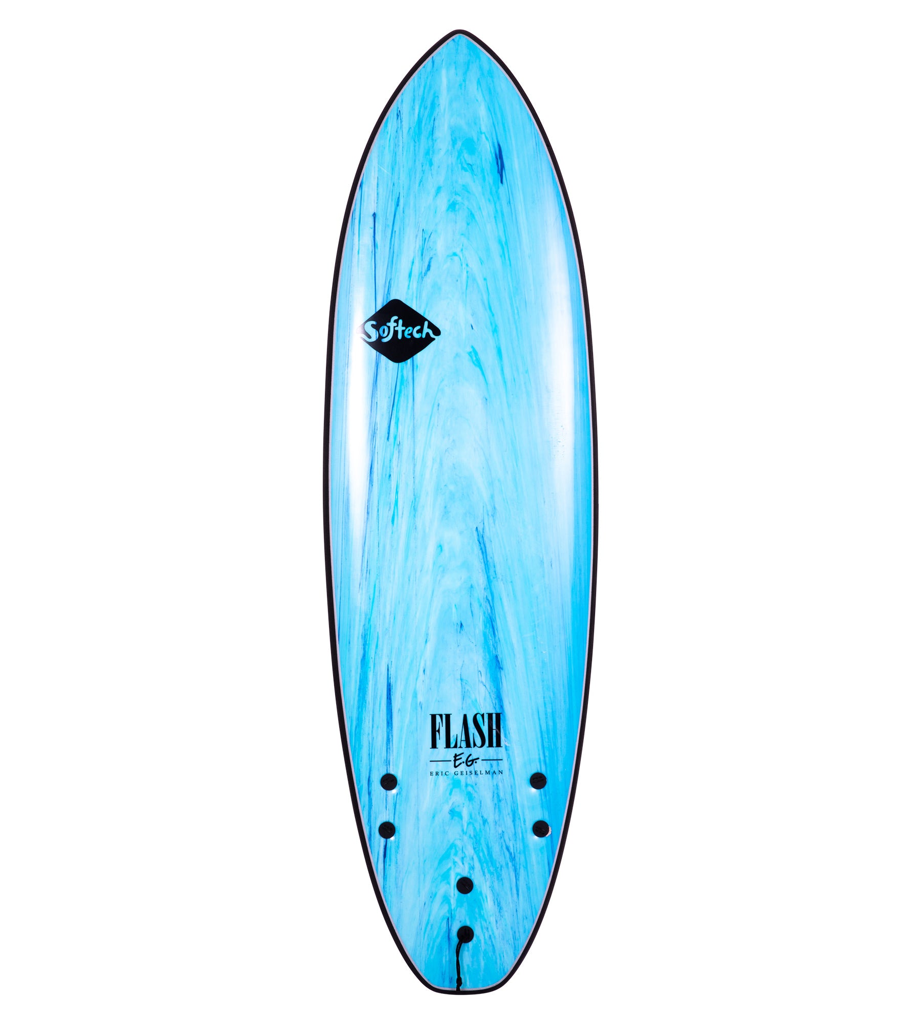 Softech Flash Eric Geiselman Soft Surfboard Aqua Marble 5ft0in