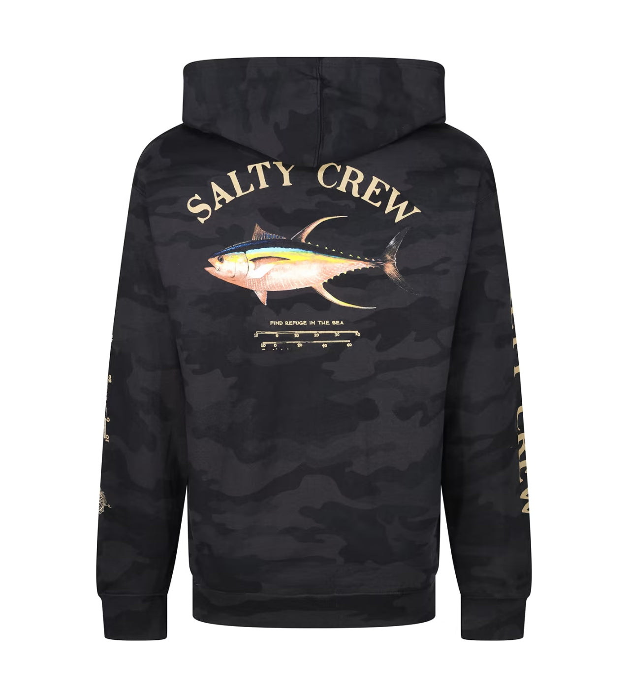 Salty Crew Ahi Mount Hood Fleece BlackCamo M