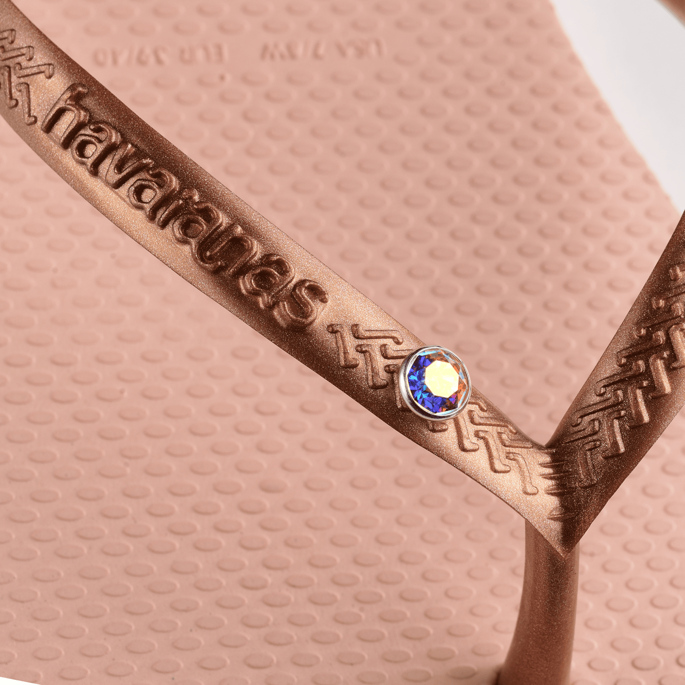 Havaianas Slim Crystal SW 2 Womens Sandal 0076-Ballet Rose 7