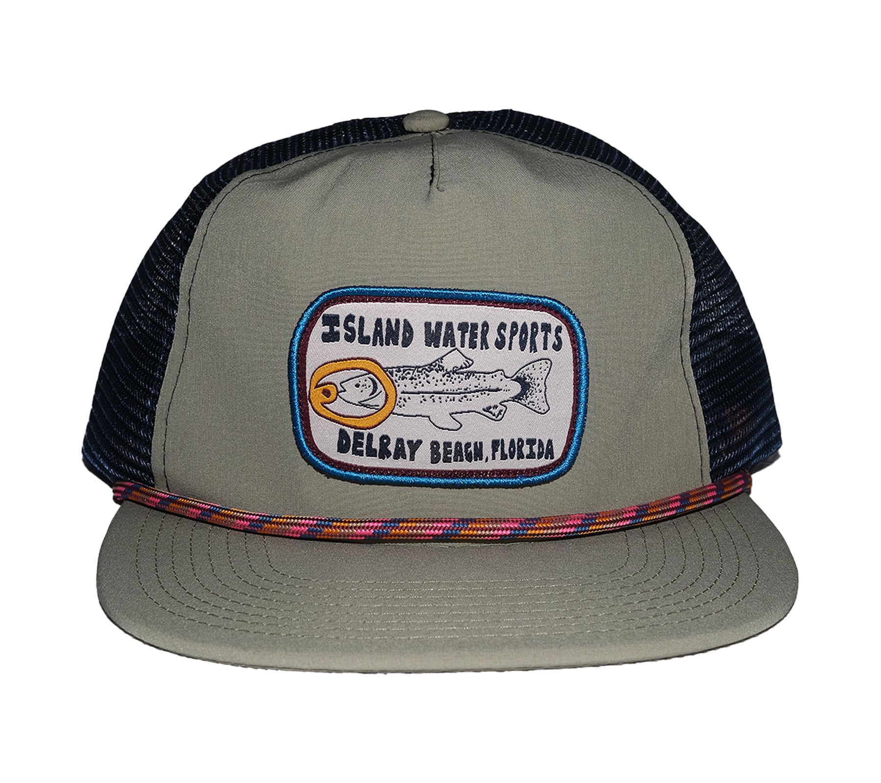 Island Water Sports Sardine Can Hat SageDELRAY OS