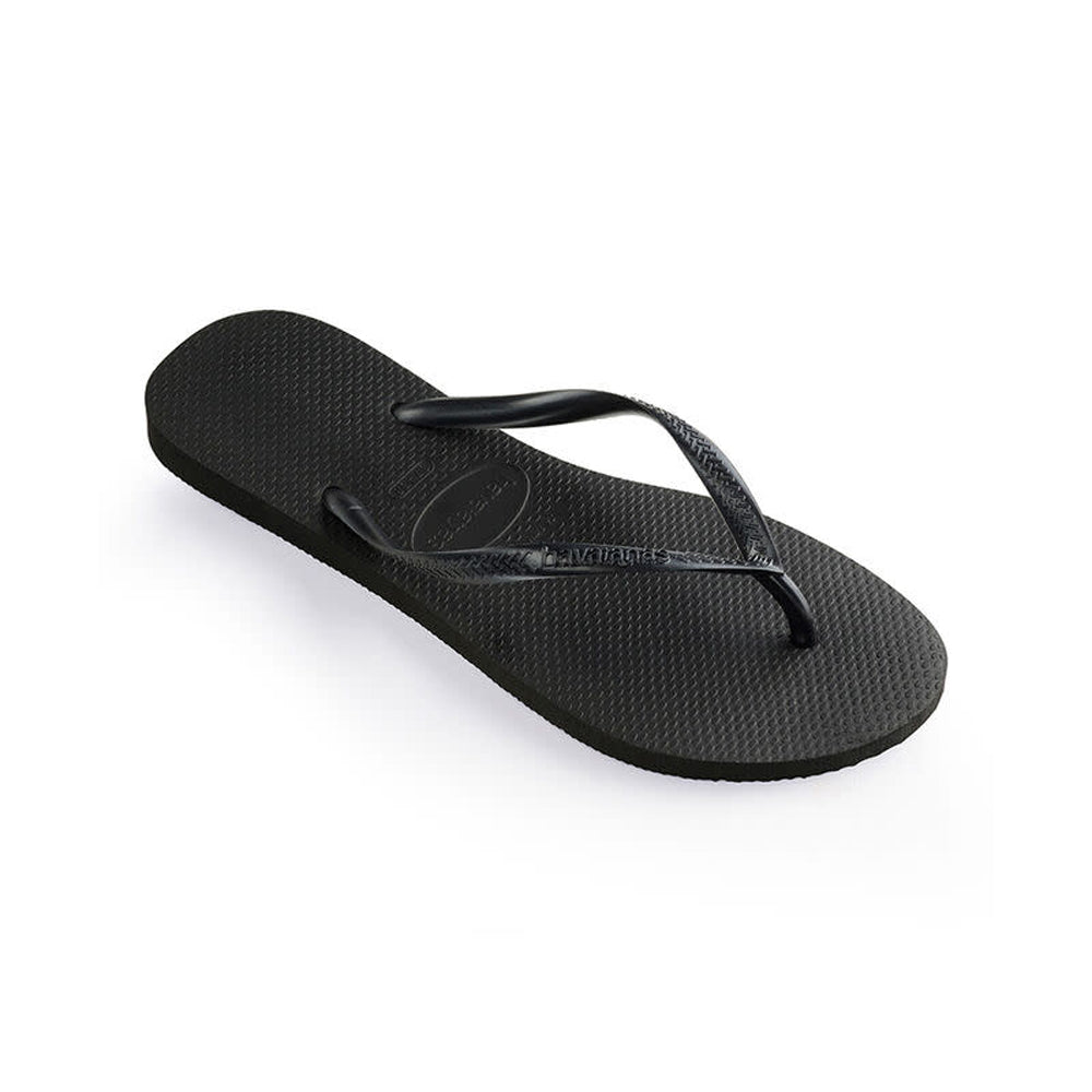 Havaianas Slim Womens Sandal 0090-Black 9