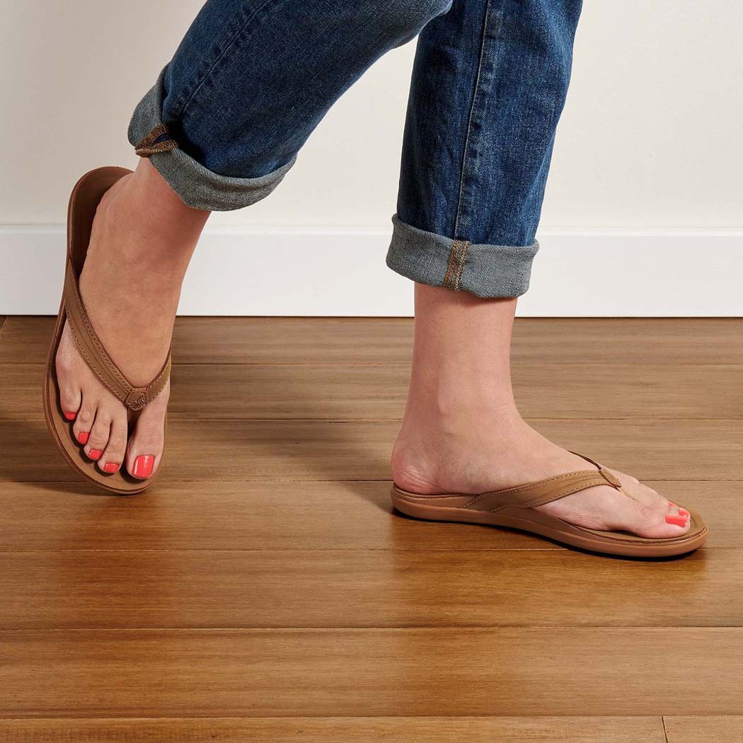 Olukai Aukai Womens Sandal 3434-Tan-Tan 6