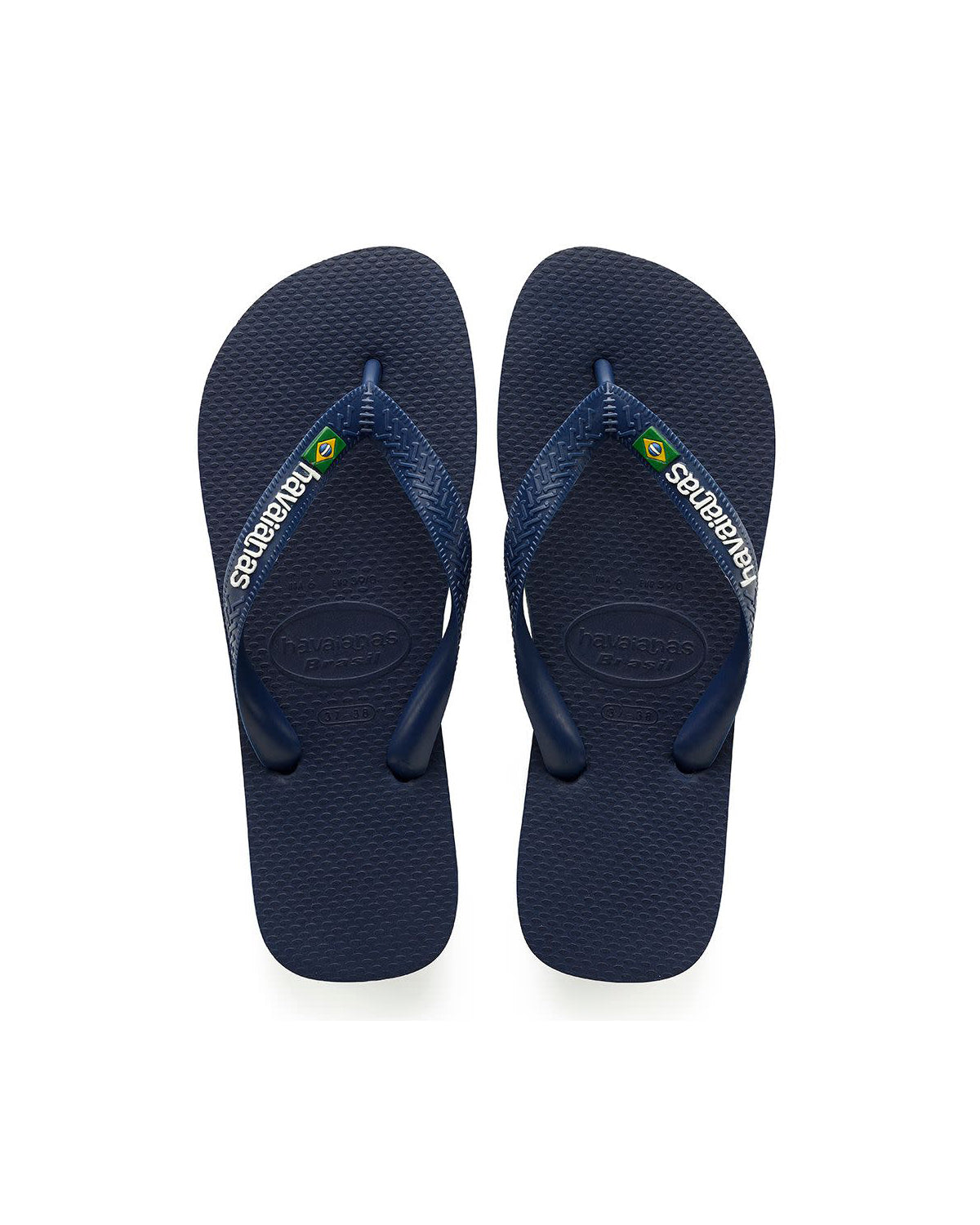 Havaianas Brazil Logo Mens Sandal 0555-Navy Blue 11