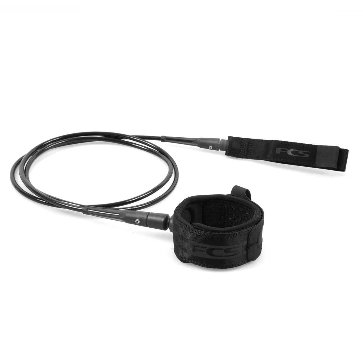 FCS Essential All Round Longboard Leash Black20 9ft0in Calf