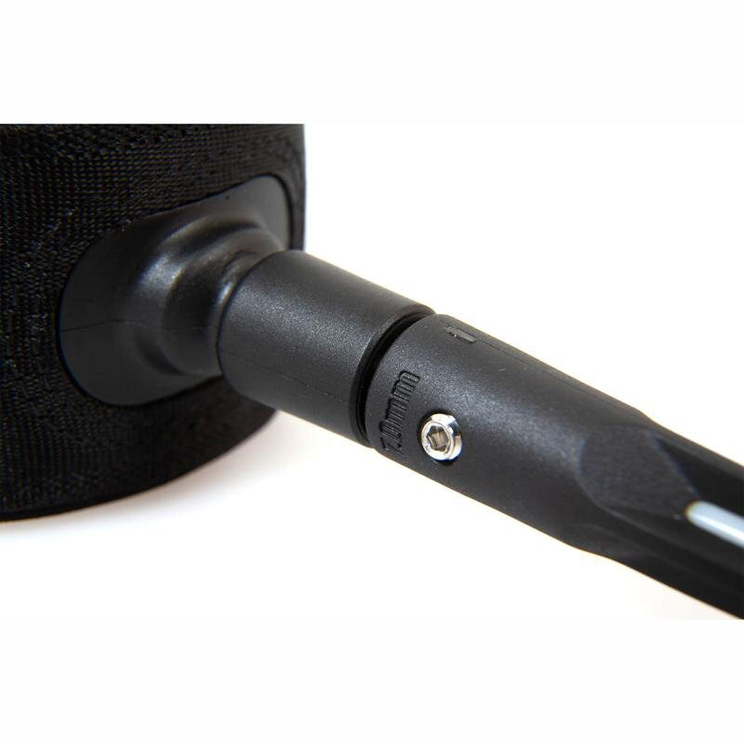 FCS Essential Comp Leash White-Black 6ft0in