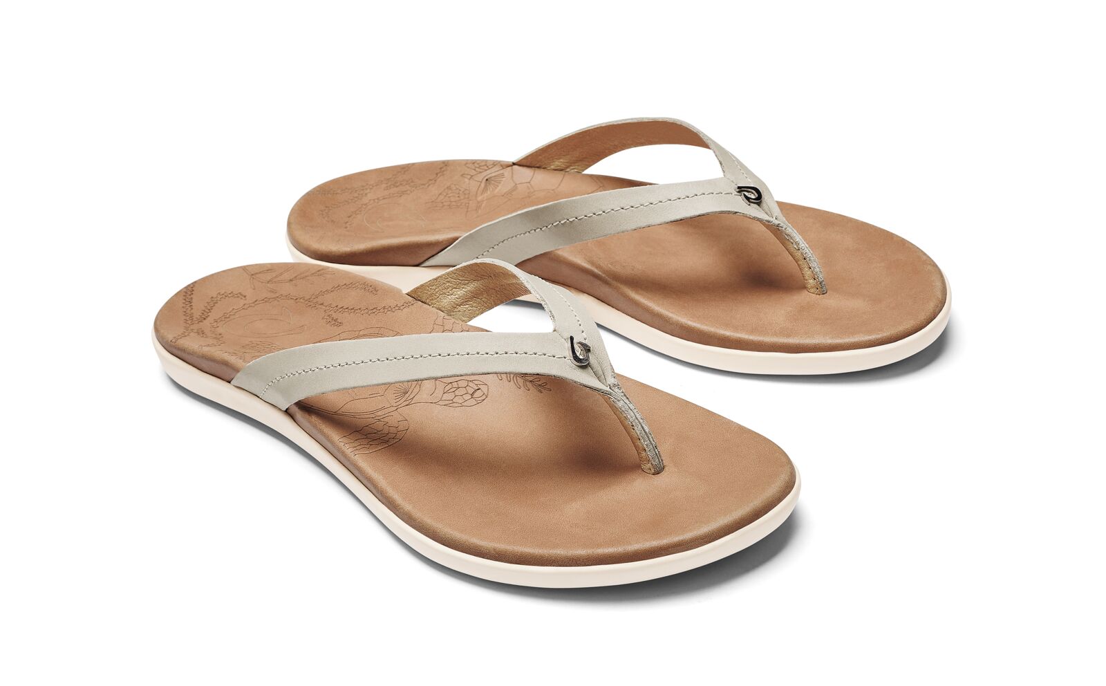 Olukai Honu Womens Sandal 20GS-Tapa-Golden Sand 10