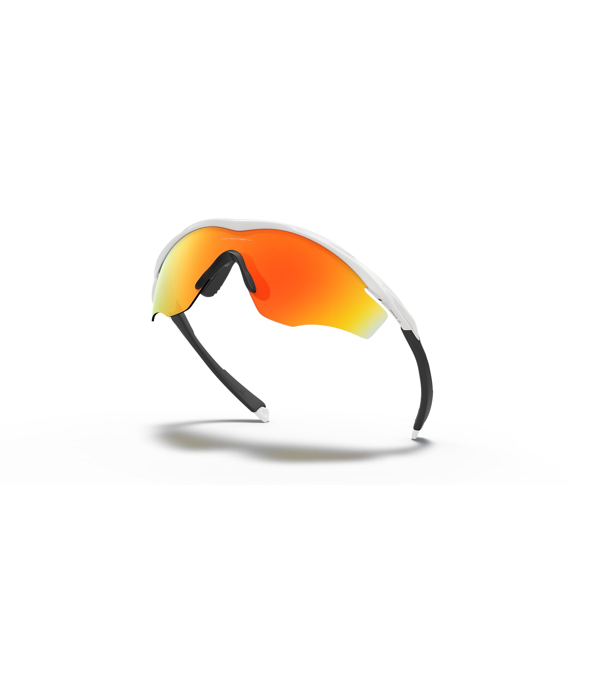 Oakley M2 XL Sunglasses PolishedWhite Fire Iridium Wrap