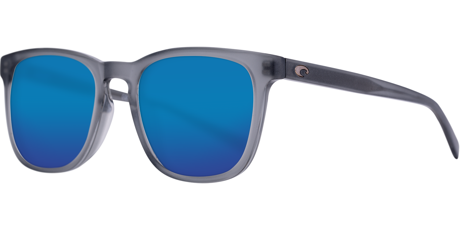 Costa Del Mar Sullivan Polarized Sunglasses MatteGreyCrystal BlueMirror 580G