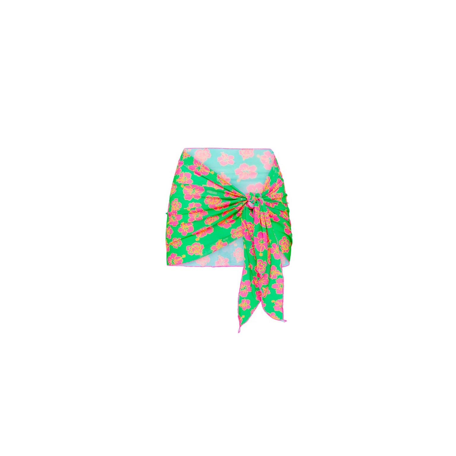 Kulani Kinis Mini Mesh Sarong MelonSorbet OS