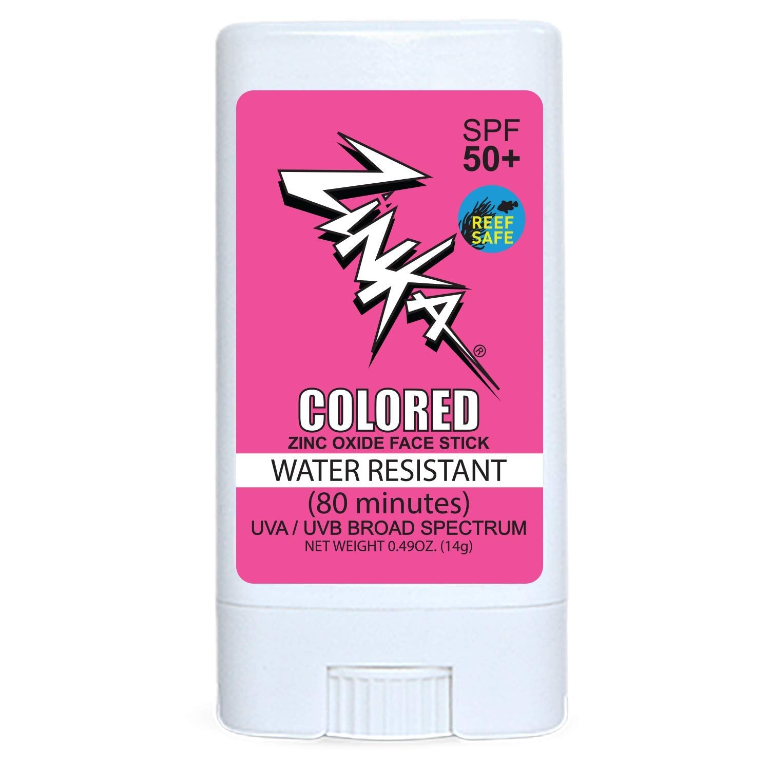 Zinka SPF 50+ Colored Face Stick Pink 0.49
