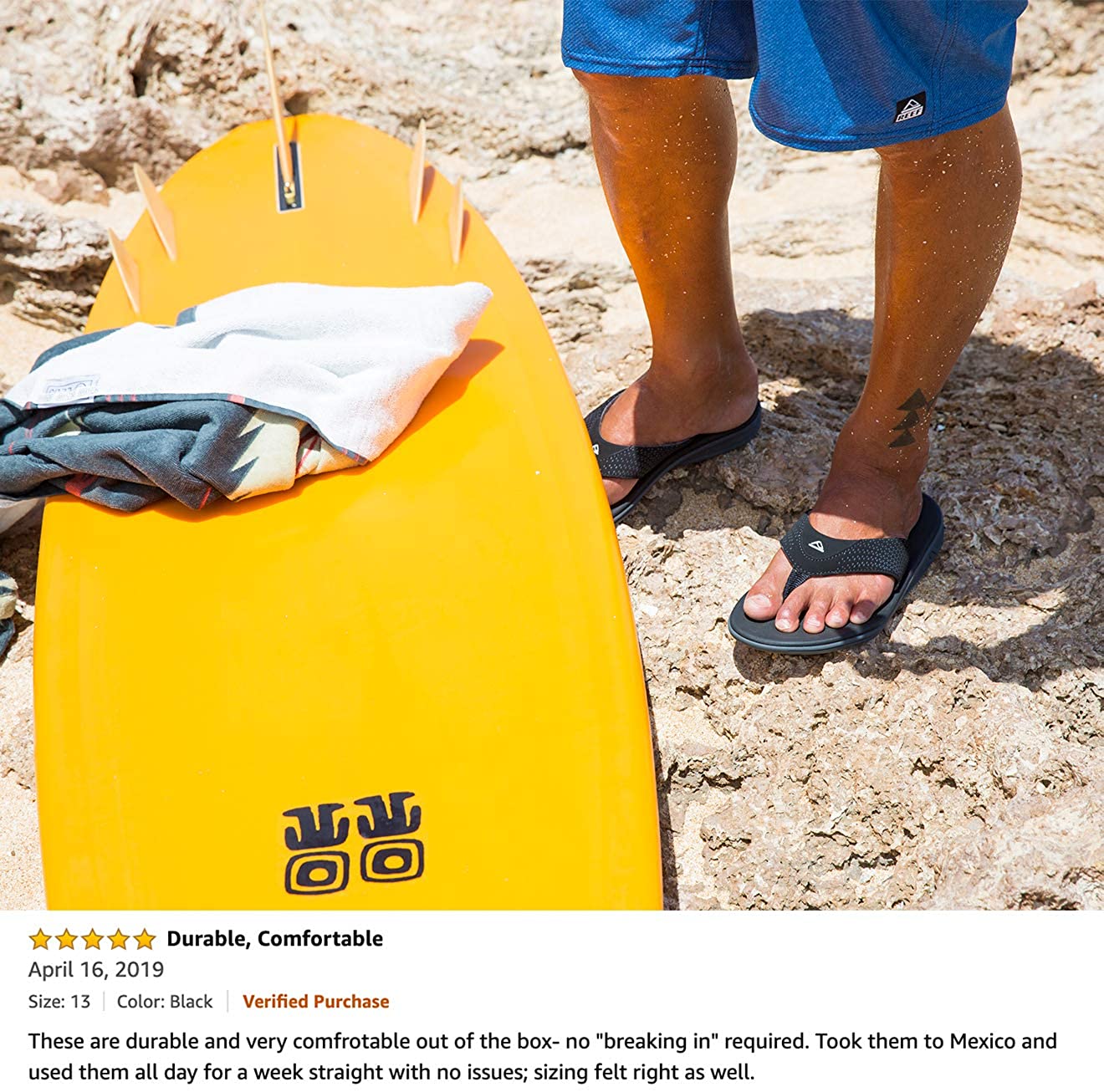 Reef Rover Mens Sandal BRO-Brown 9