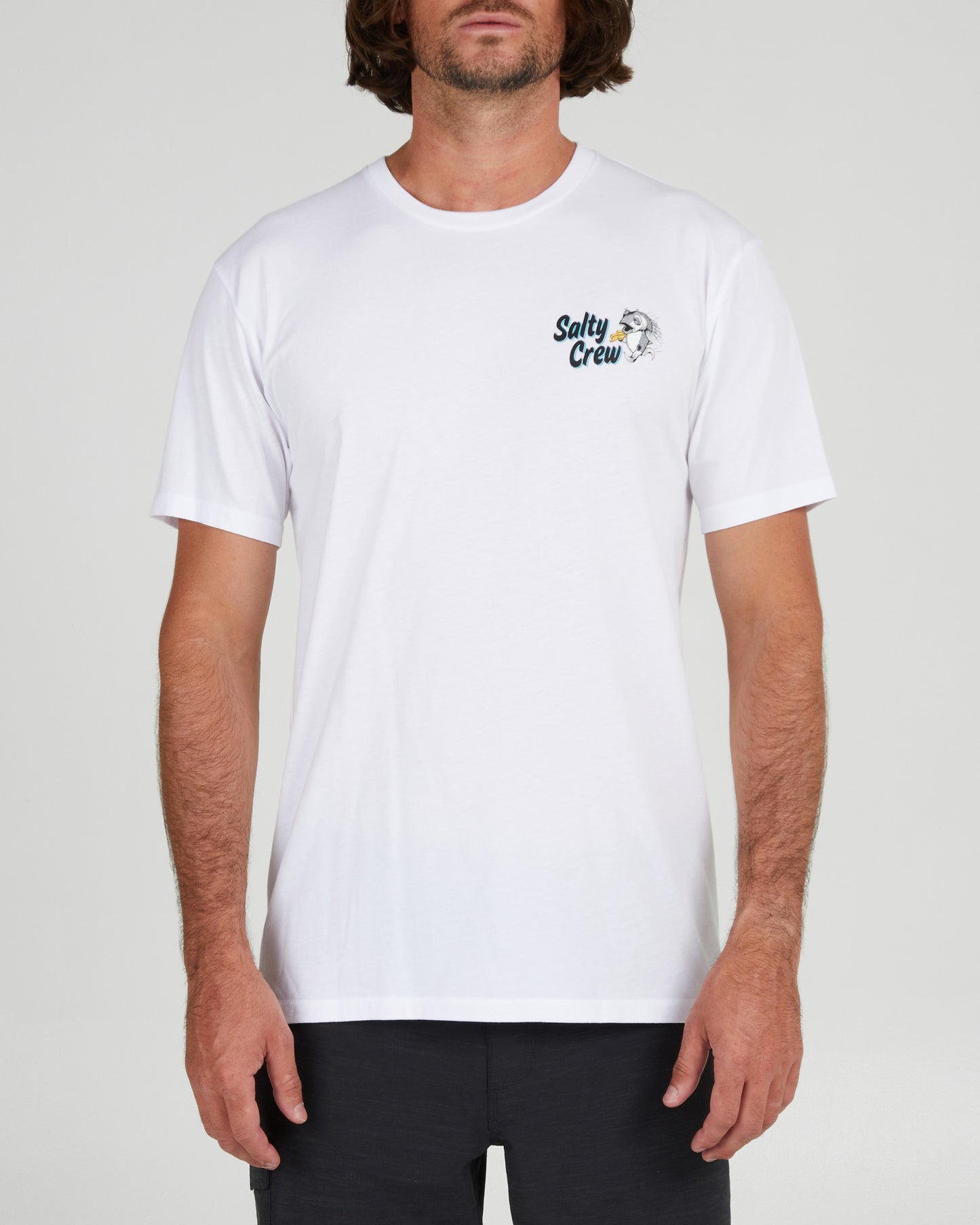 Salty Crew Fish and Chips SS Tee White M