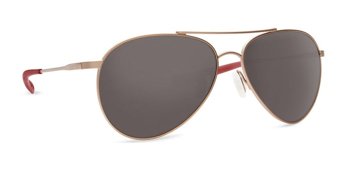 Costa Del Mar Piper Sunglasses Satin Rose Gold Gray 580P