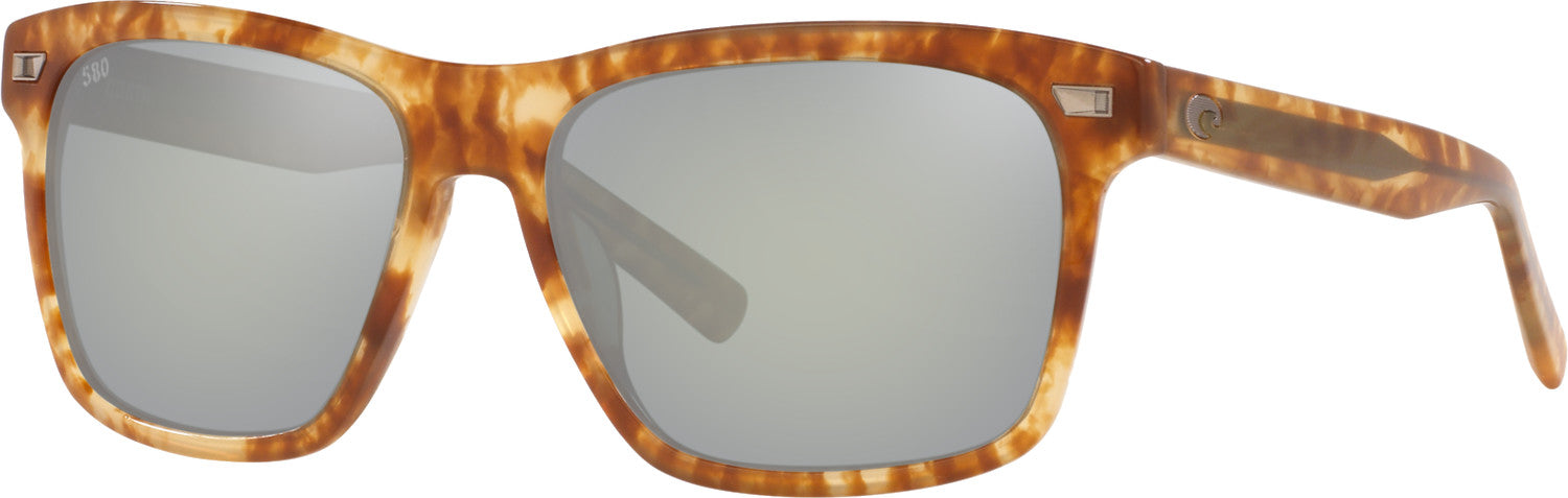 Costa Del Mar Aransas Polarized Sunglasses Shiny Kelp Silver Mirror 580G