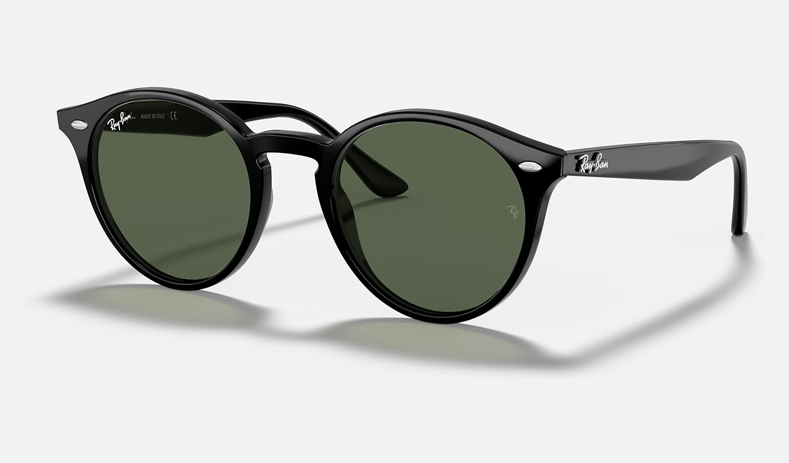 Ray Ban Opal Sunglasses Black Grey Gradient Round