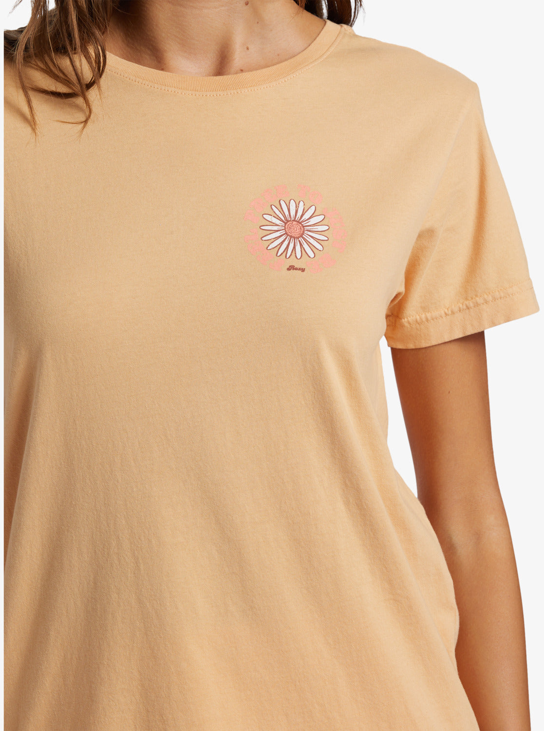 Roxy Feel Free Boyfrind Crop SS Tee CJJ0 XS