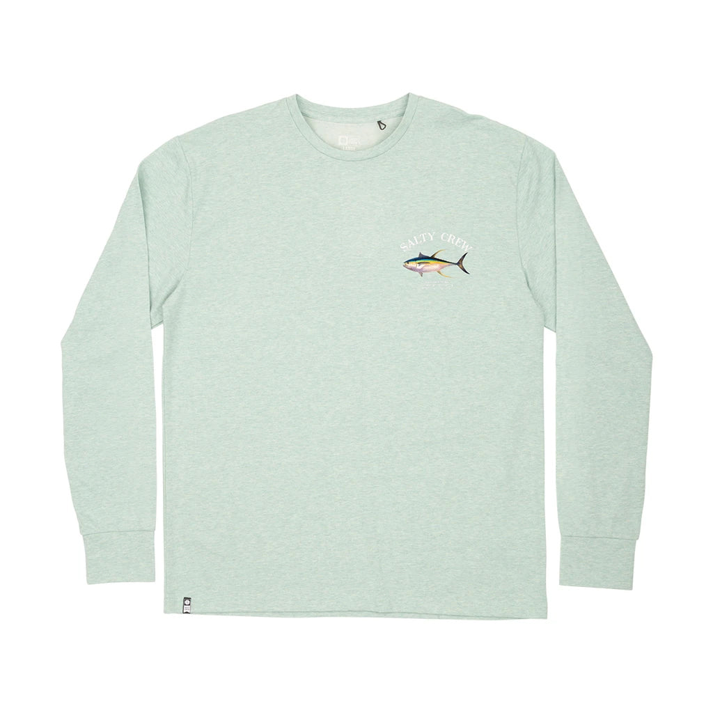 SALTY CREW AHI MOUNT LS TECH TEE Sage M