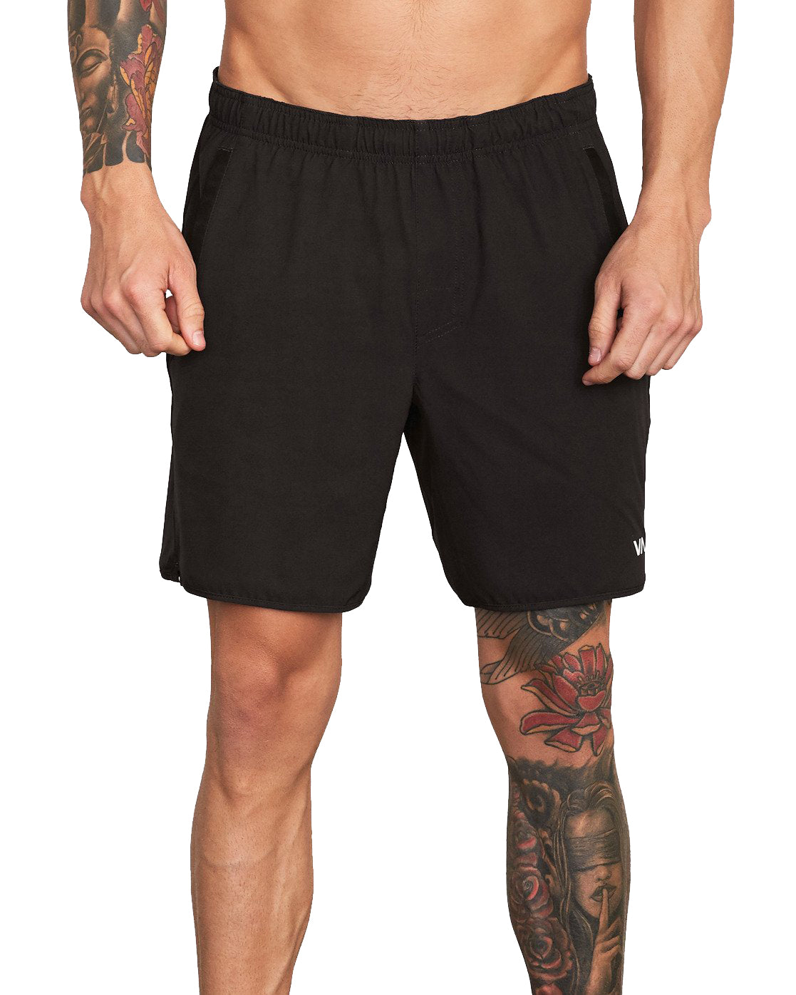 RVCA Yogger Stretch Short BLK-Black S