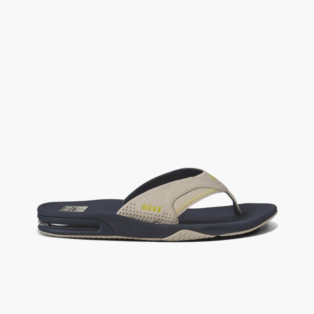 Reef Fanning Mens Sandal Navy-Oak-Lime 9