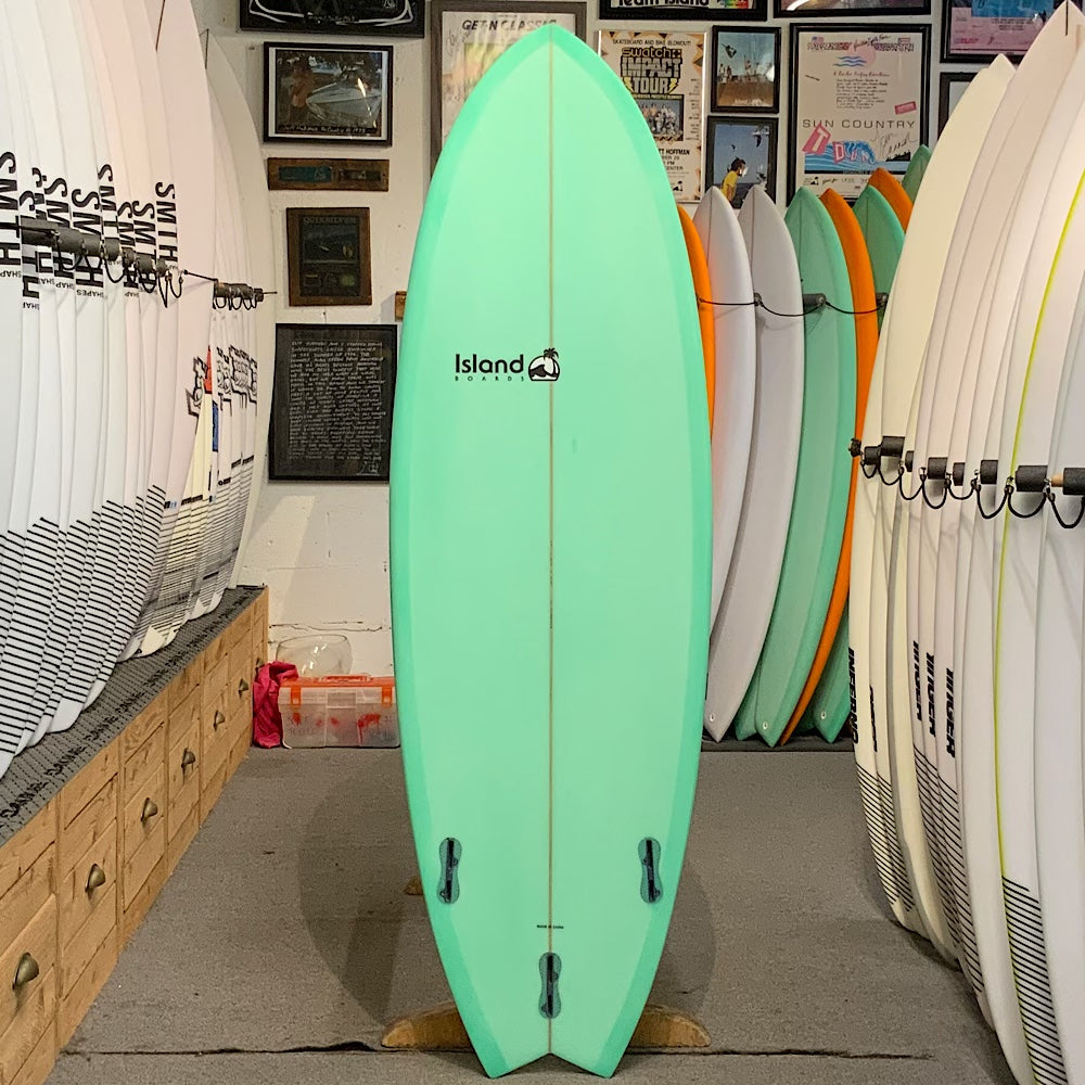 Island Boards Fish Coke Bottle Green 6ft0in