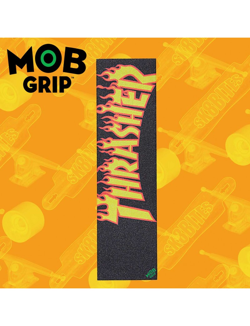 Mob Thrasher Flame Grip Yellow/Orange 9x33